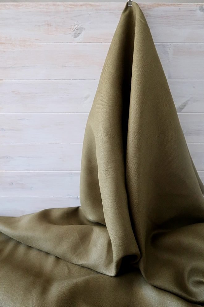 Quintessential Irish Linen 230 - Olive - Image 2