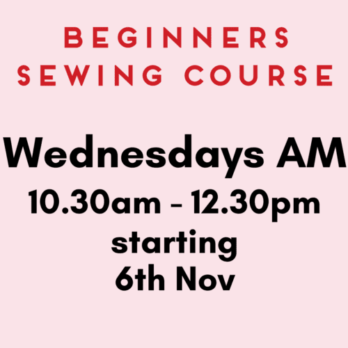 241106 Beginners Sewing Course